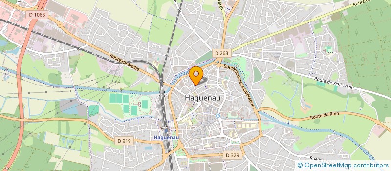 localisation de l'entreprise DGY  HAGUENAU