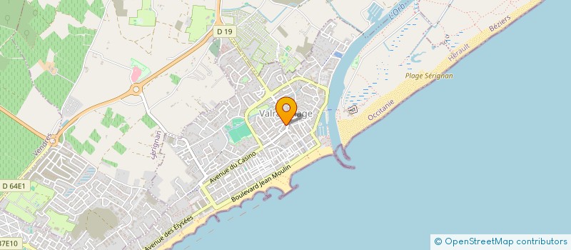 localisation de l'entreprise DGYNANZER  VALRAS-PLAGE