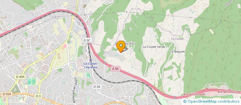 localisation de l'entreprise DH  LA CIOTAT