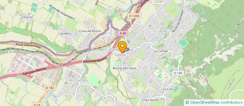 localisation de l'entreprise DH  COLLONGES-SOUS-SALEVE