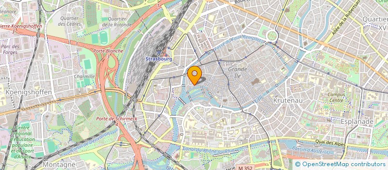 localisation de l'entreprise DH ALSACE à STRASBOURG