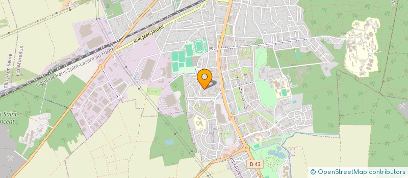 localisation de l'entreprise DH AUTO S.A.S à LES MUREAUX