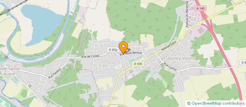 localisation de l'entreprise DH AUTOMATISME  QUINCY-VOISINS