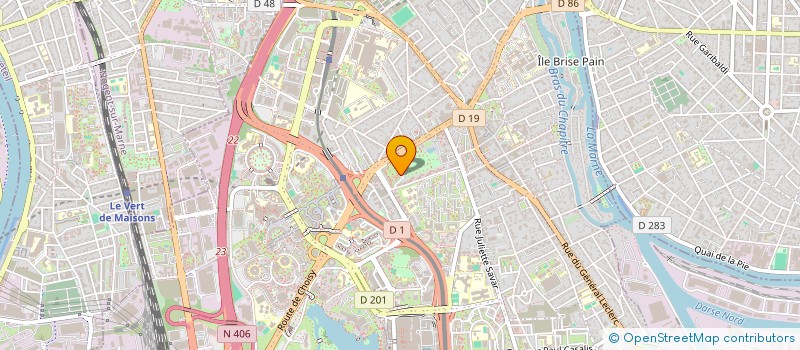 localisation de l'entreprise DH BATELEC  CRETEIL