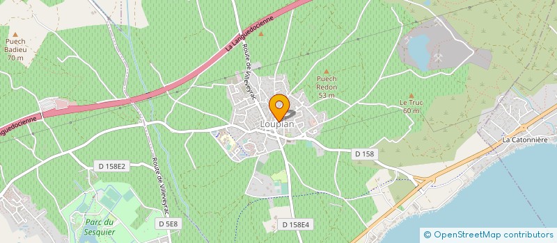 localisation de l'entreprise DH CARRELAGE  LOUPIAN