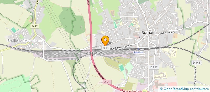 localisation de l'entreprise DH CARRELAGE  FLINES-LEZ-RACHES