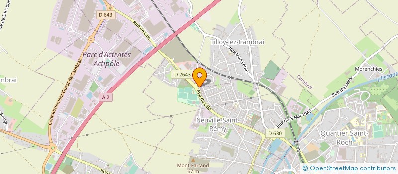localisation de l'entreprise DH CONFORT à NEUVILLE-SAINT-REMY