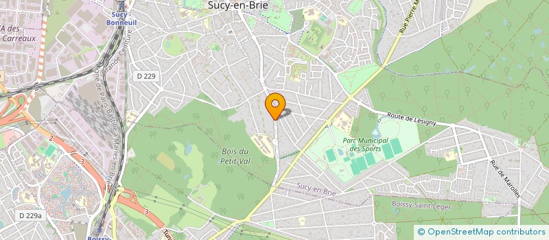 localisation de l'entreprise DH CONSTRUCTION  SUCY-EN-BRIE