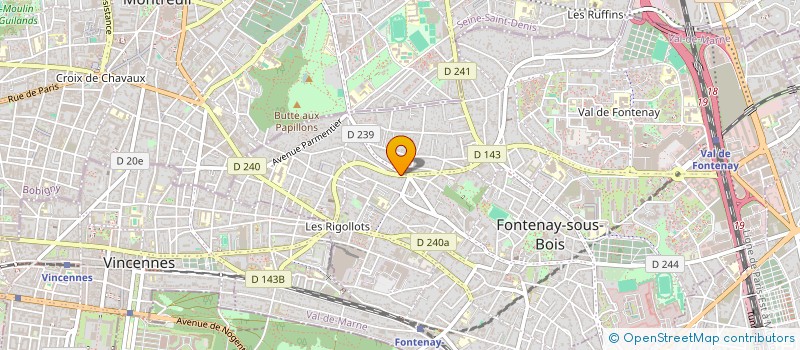 localisation de l'entreprise DH CONSULTING à FONTENAY-SOUS-BOIS