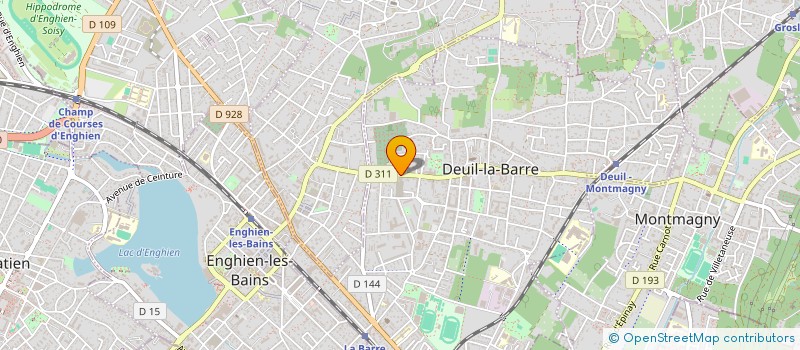 localisation de l'entreprise DH - DANIEL HATTAB  DEUIL-LA-BARRE