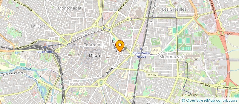 localisation de l'entreprise DH DISTRIBUTION à DIJON