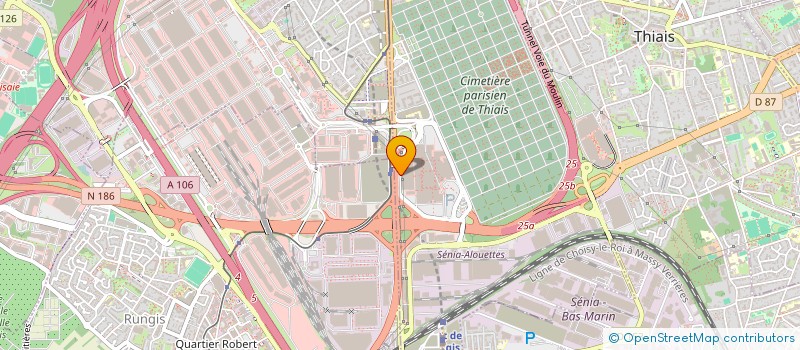 localisation de l'entreprise DH DRIVE AUTO  THIAIS