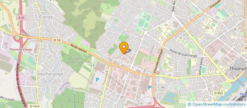 localisation de l'entreprise DH EXPERTISE à THIONVILLE