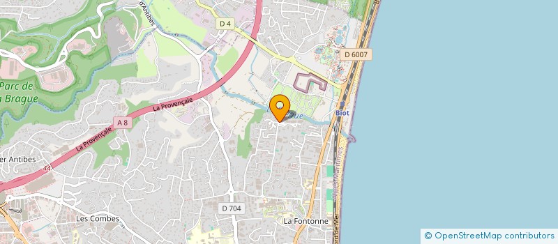 localisation de l'entreprise DH EXPERTISE  ANTIBES