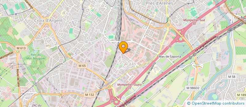 localisation de l'entreprise DH FINANCES  MONTPELLIER