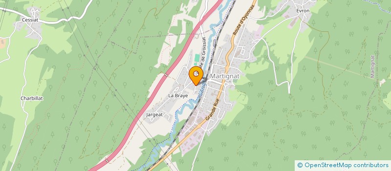 localisation de l'entreprise DH HOLDING  MARTIGNAT