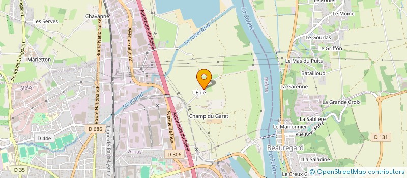 localisation de l'entreprise DH HURIGNY  ARNAS