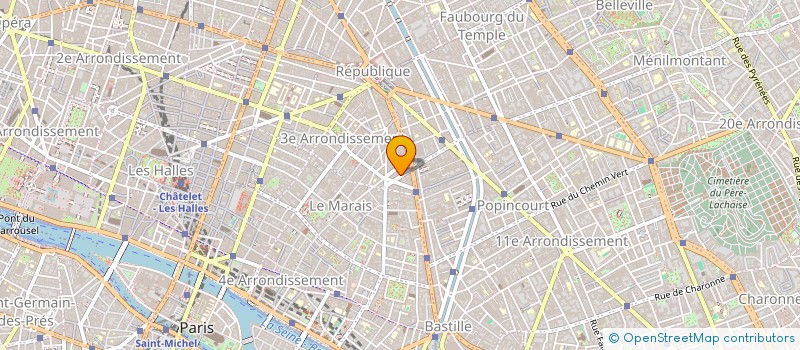 localisation de l'entreprise DH IDF  PARIS