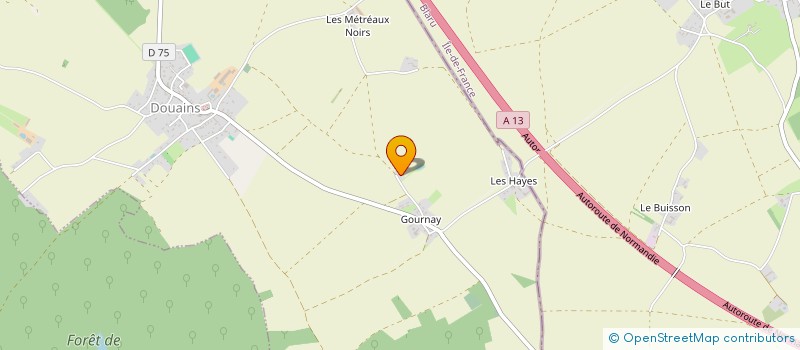 localisation de l'entreprise DH IMMO  DOUAINS