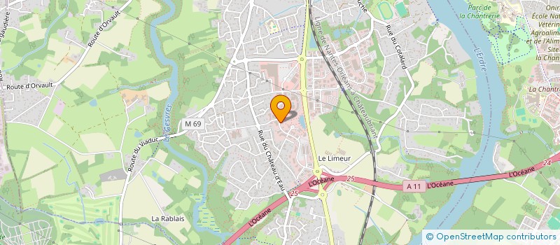 localisation de l'entreprise DH IMMO  LA CHAPELLE-SUR-ERDRE