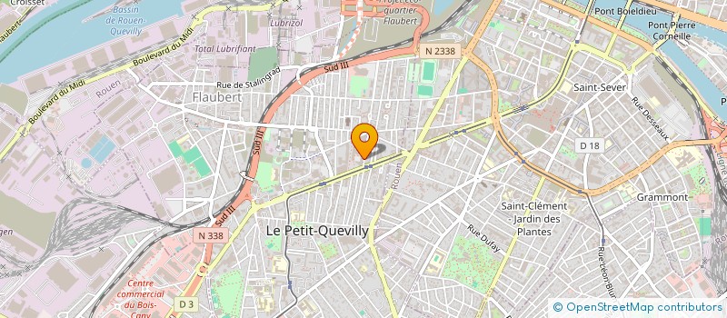 localisation de l'entreprise DH IMMO PRI  LE PETIT-QUEVILLY