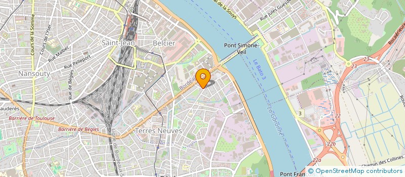 localisation de l'entreprise DH IMMOBILIER  BEGLES