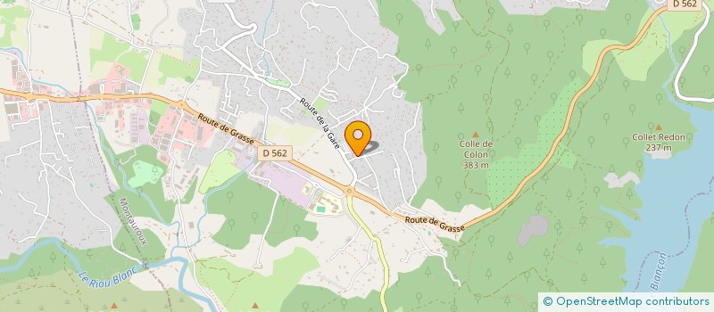 localisation de l'entreprise DH IMMOBILIER  MONTAUROUX