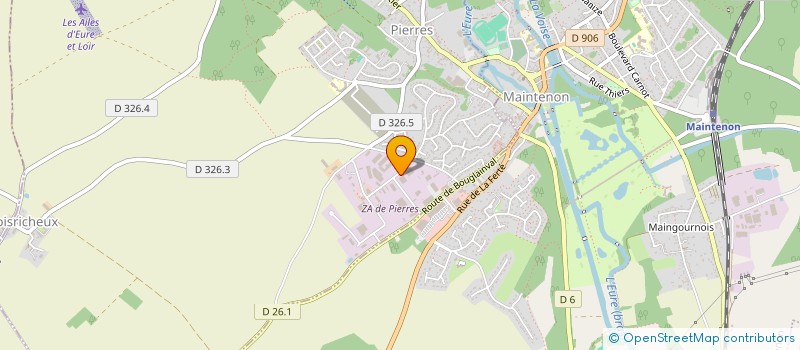 localisation de l'entreprise DH-IMO à PIERRES