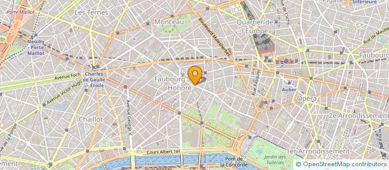 localisation de l'entreprise DH INFORMATIQUE à PARIS