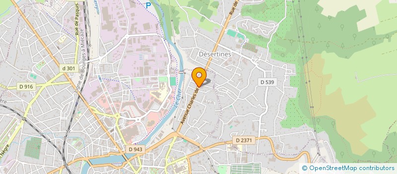 localisation de l'entreprise DH INVEST à MONTLUCON