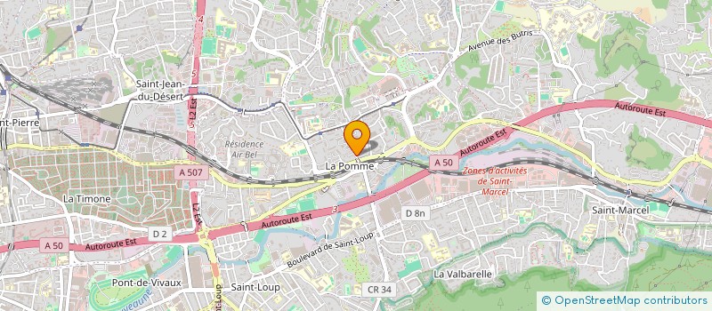 localisation de l'entreprise DH-LG à MARSEILLE