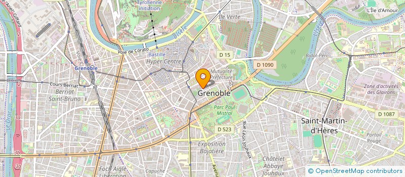localisation de l'entreprise DH LOCATION  GRENOBLE