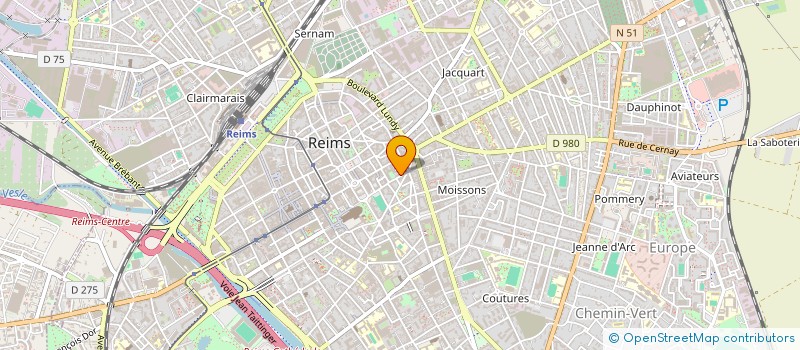 localisation de l'entreprise DH MANAGEMENT  REIMS