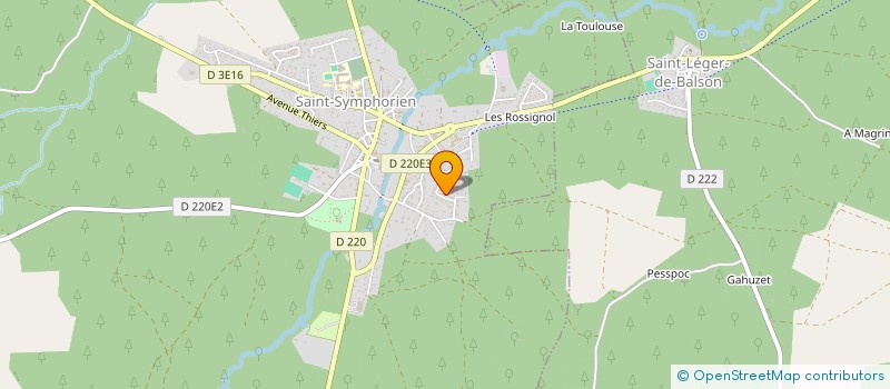 localisation de l'entreprise DH MEDIA  SAINT-SYMPHORIEN