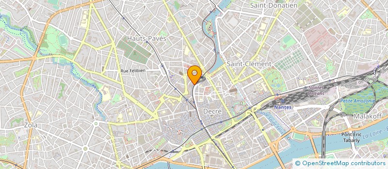 localisation de l'entreprise DH-MICRO INFO à NANTES