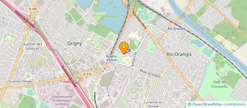 localisation de l'entreprise DH MILOR à RIS-ORANGIS