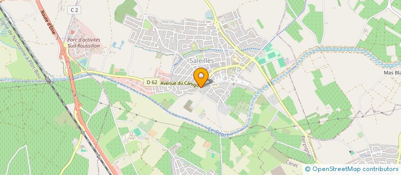 localisation de l'entreprise DH&MK  SALEILLES