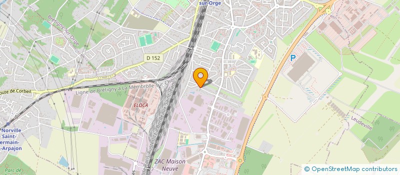 localisation de l'entreprise DH NOTAIRE à BRETIGNY-SUR-ORGE