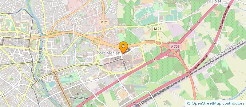 localisation de l'entreprise DH'OCC à MONTPELLIER
