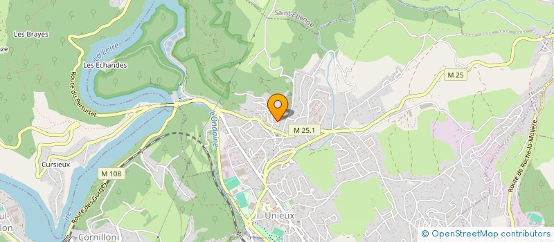 localisation de l'entreprise DH PARE BRISE EXPRESS  UNIEUX