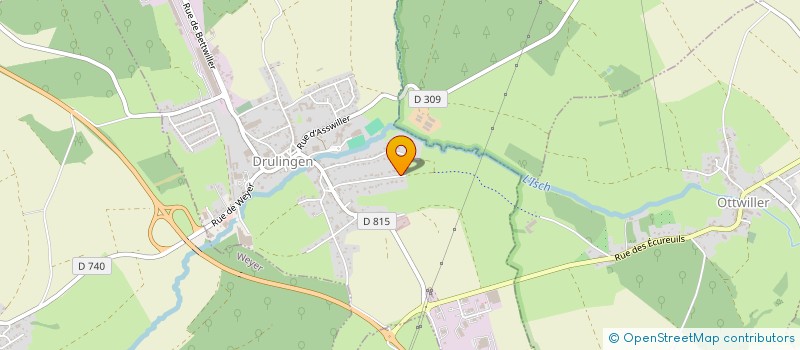 localisation de l'entreprise DH PARTICIPATIONS  DRULINGEN