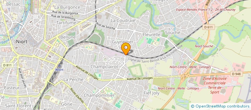 localisation de l'entreprise DH PHOENIX  NIORT