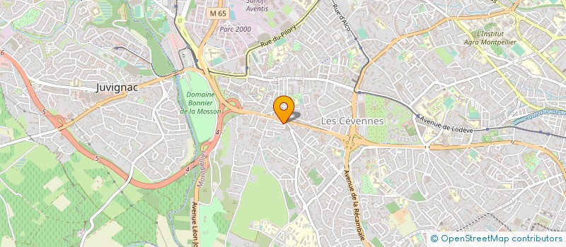 localisation de l'entreprise DH PIECES AUTO DISCOUNT à MONTPELLIER