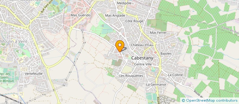 localisation de l'entreprise DH PLOMB/ELEC à CABESTANY