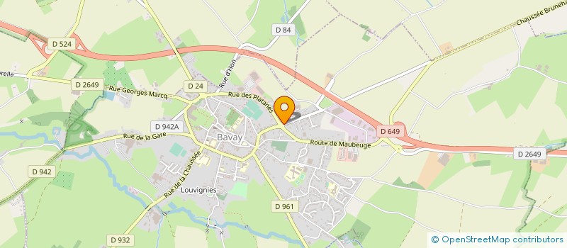 localisation de l'entreprise DH RENOV'  BAVAY