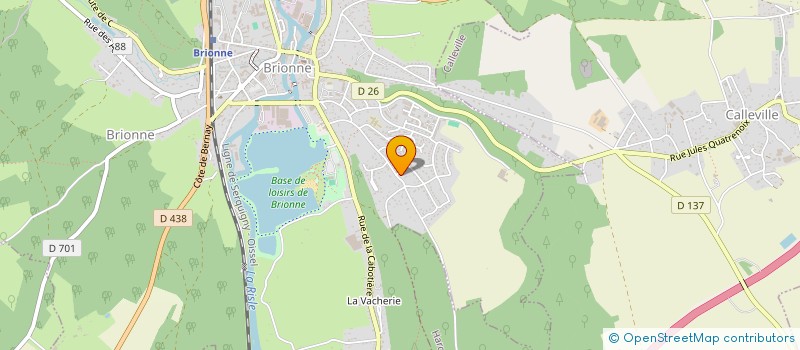 localisation de l'entreprise DH RENOV à BRIONNE