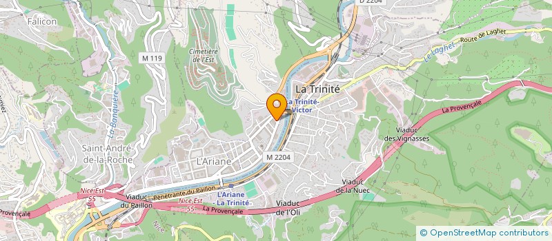 localisation de l'entreprise DH RENOV AZUR  NICE