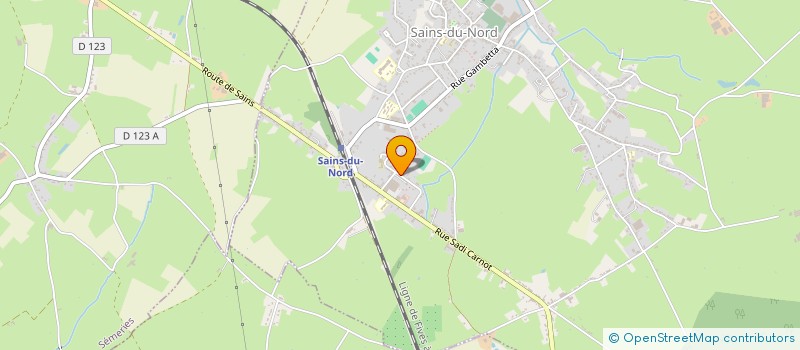 localisation de l'entreprise DH RENOVATION  SAINS-DU-NORD