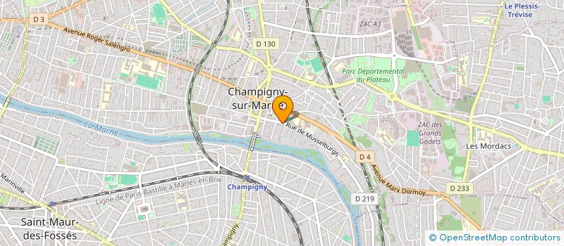 localisation de l'entreprise DH RENOVATION  CHAMPIGNY-SUR-MARNE
