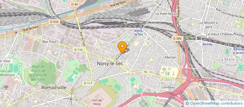 localisation de l'entreprise DH SERVICES à NOISY LE SEC